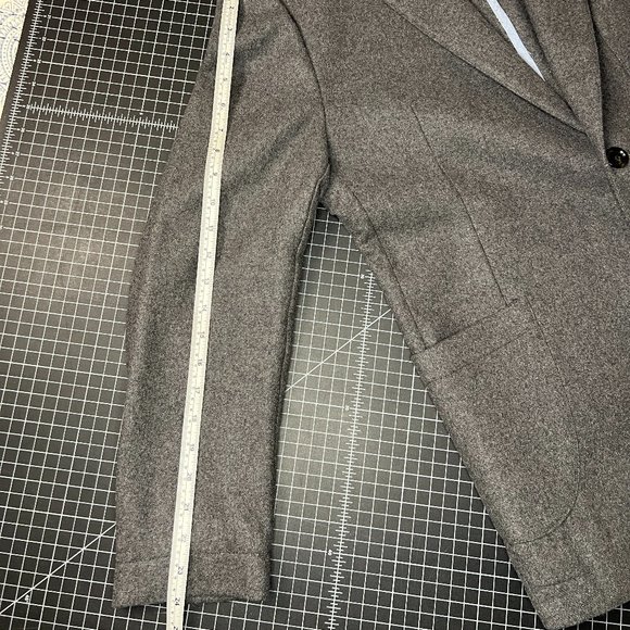 Taylor Stich The Telegraph Jacket in Grey Wool Size 44 Tailored to 42S - Picture 13 of 16